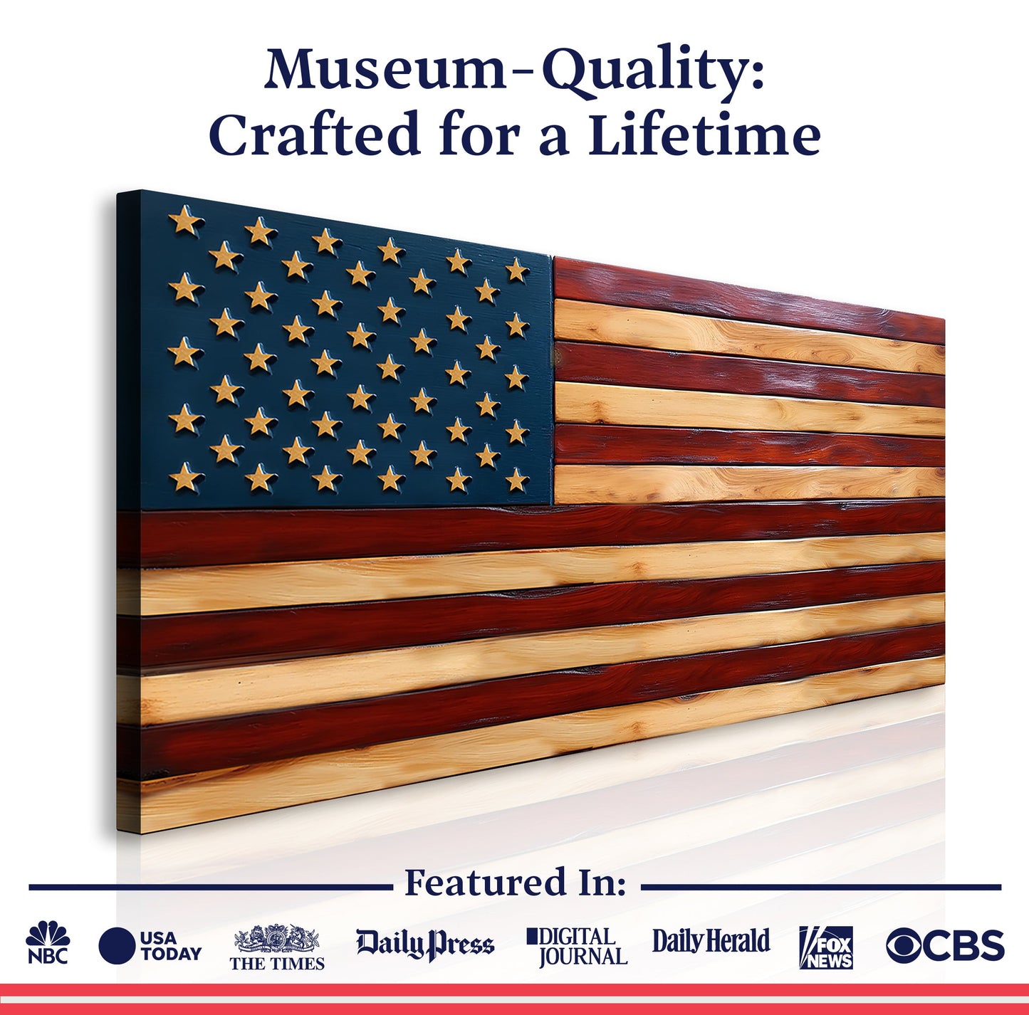 Old Glory American Flag Wall Art