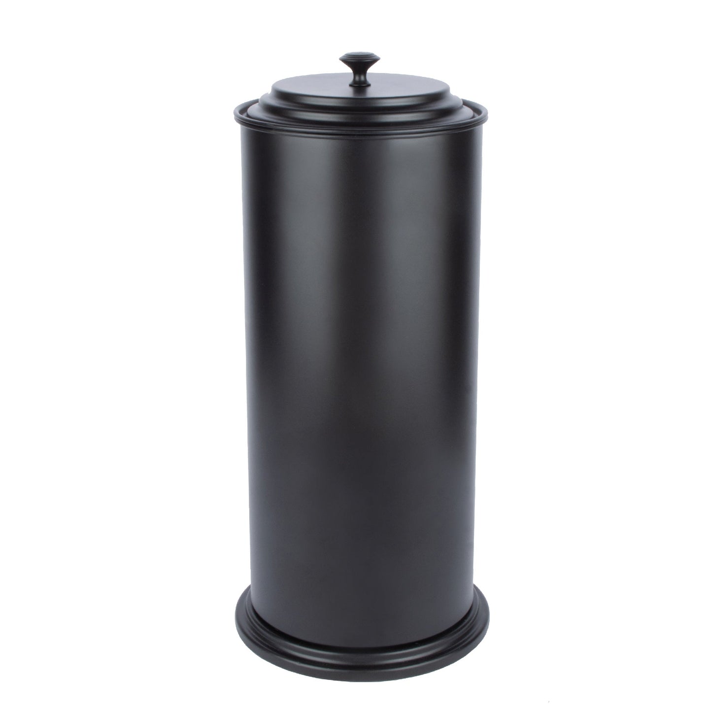 Extra Large Toilet Paper Holder (Matte Black Finish)