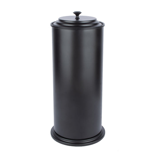 Extra Large Toilet Paper Holder (Matte Black Finish)
