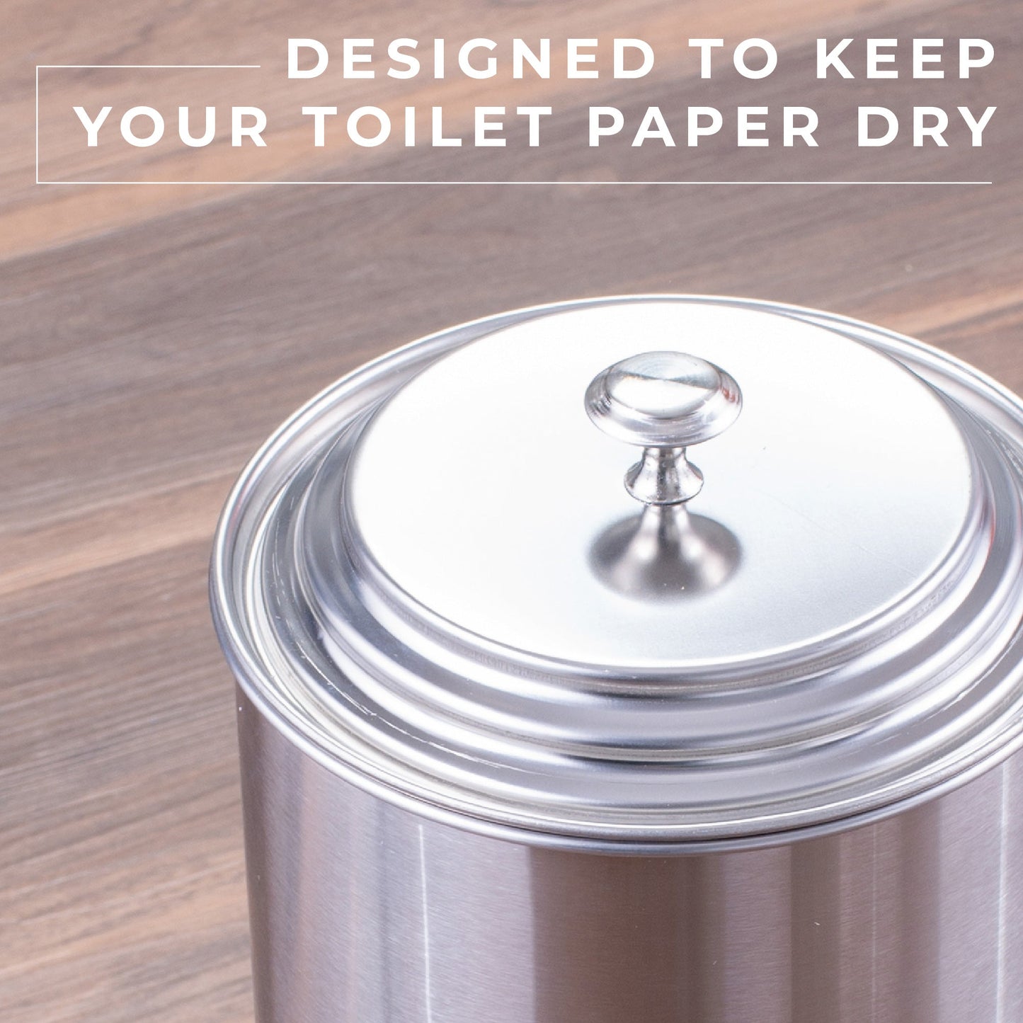 Extra Large Toilet Paper Holder  (Stainless Steel Finish)