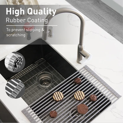 Over The Sink Dish Drying Rack, Silicone