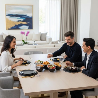 5 Bowl Modern Multi Section Serving Dish
