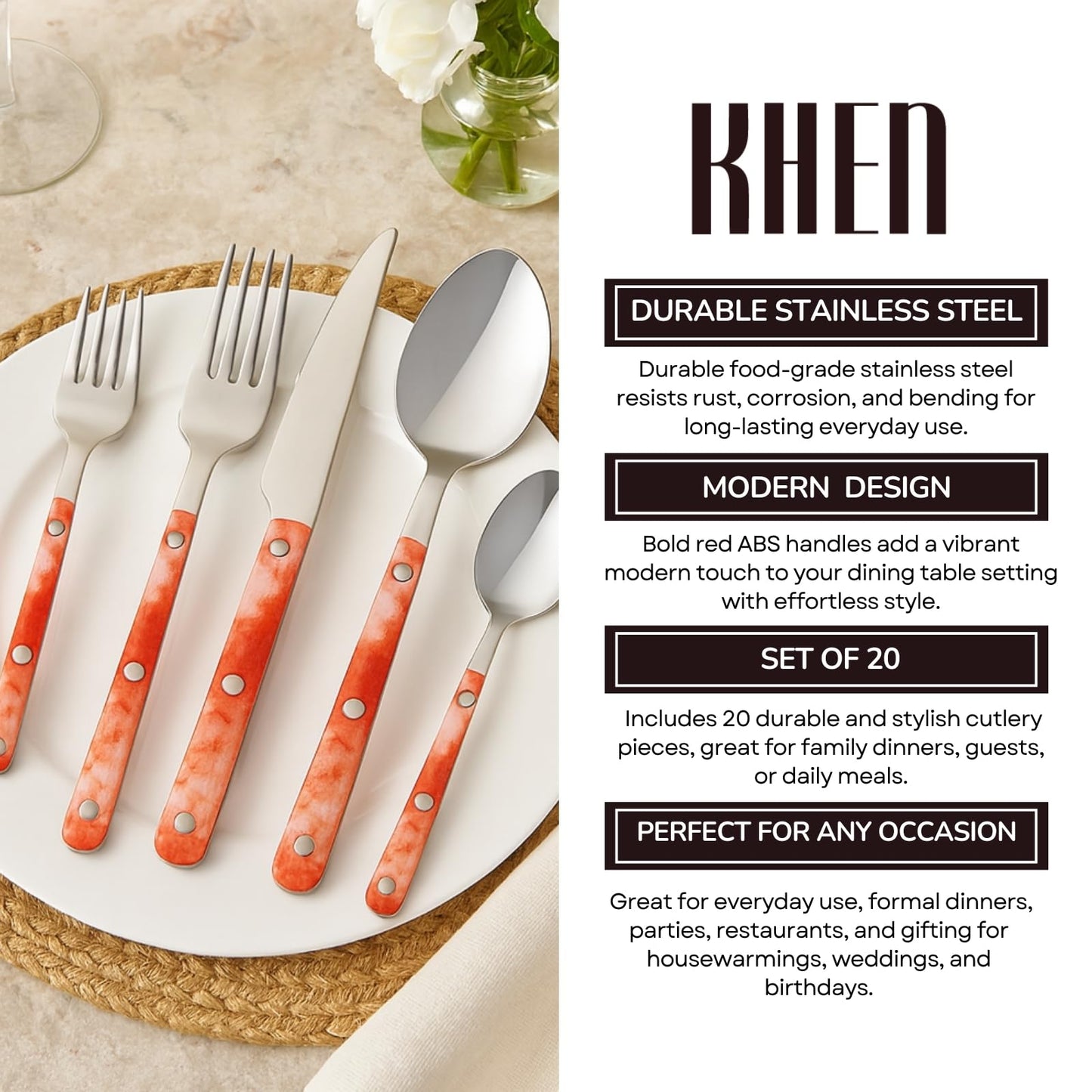 20-Piece Cutlery Set