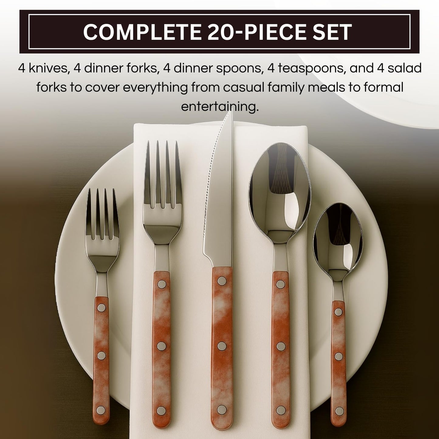 20-Piece Cutlery Set