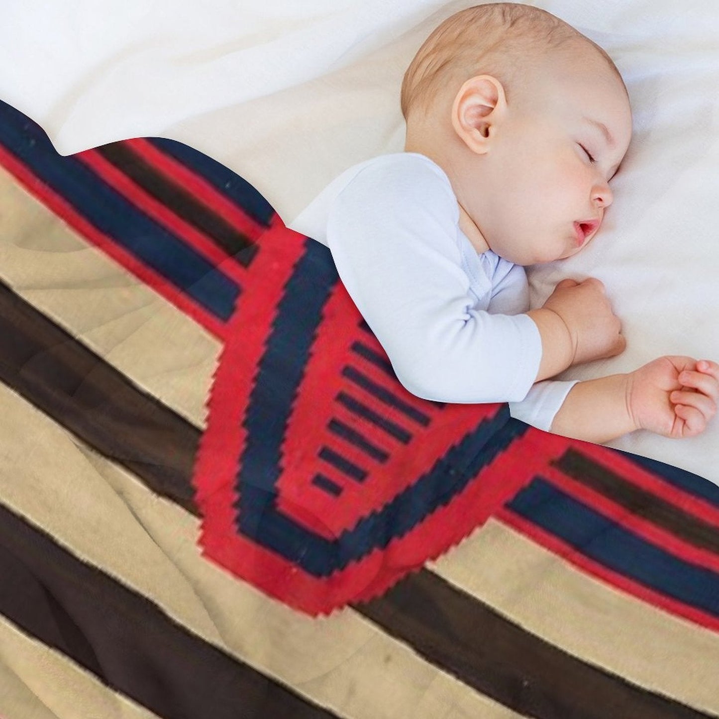 Indigenous Chief's Blanket  Design Throw/Blanket
