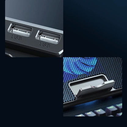 Laptop Cooling Pad and Stand with 6 LED  for 15.6in Laptop