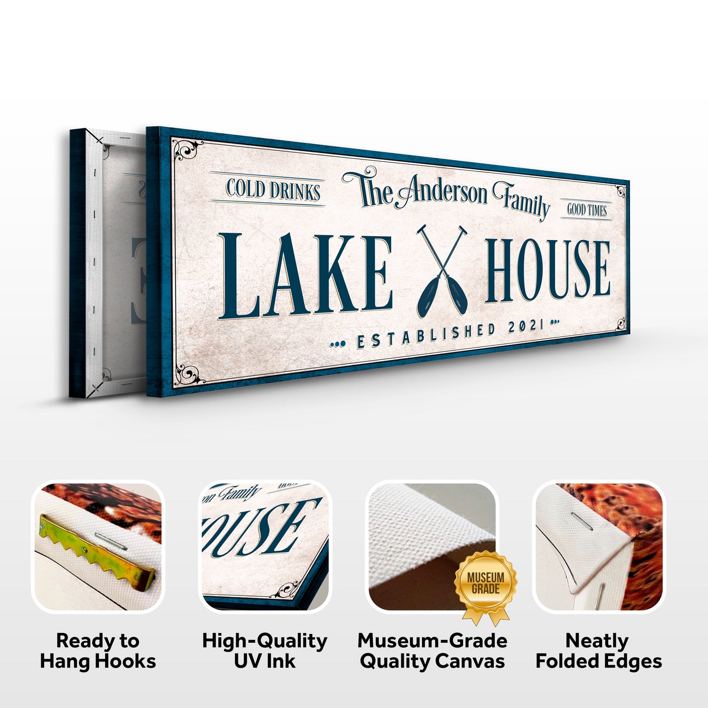 Personalized Lake House Sign