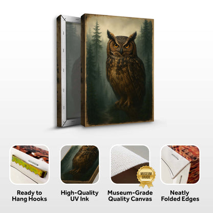Watcher Of The Woods Owl Art