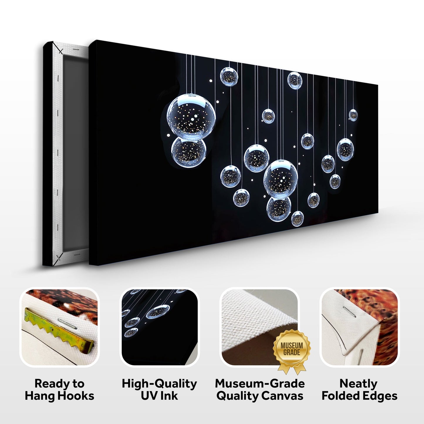 Abstract Bubbles Wall Art