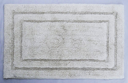HOME Ivory Plain Bath Rug