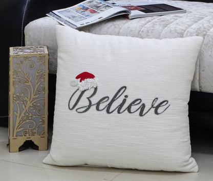 Christmas Pillow- Believe