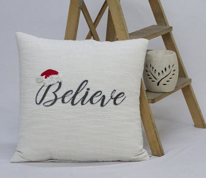 Christmas Pillow- Believe