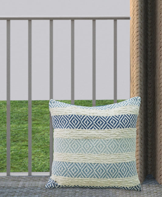 Handwoven Weave Stripe Pillow