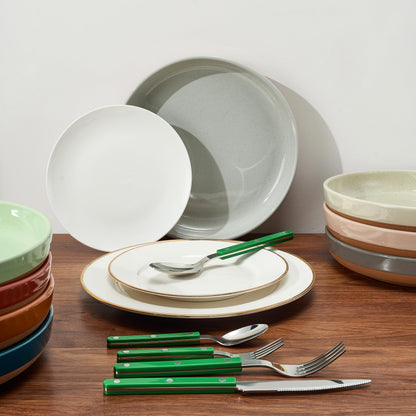 Green Cutlery Set of 20 pcs