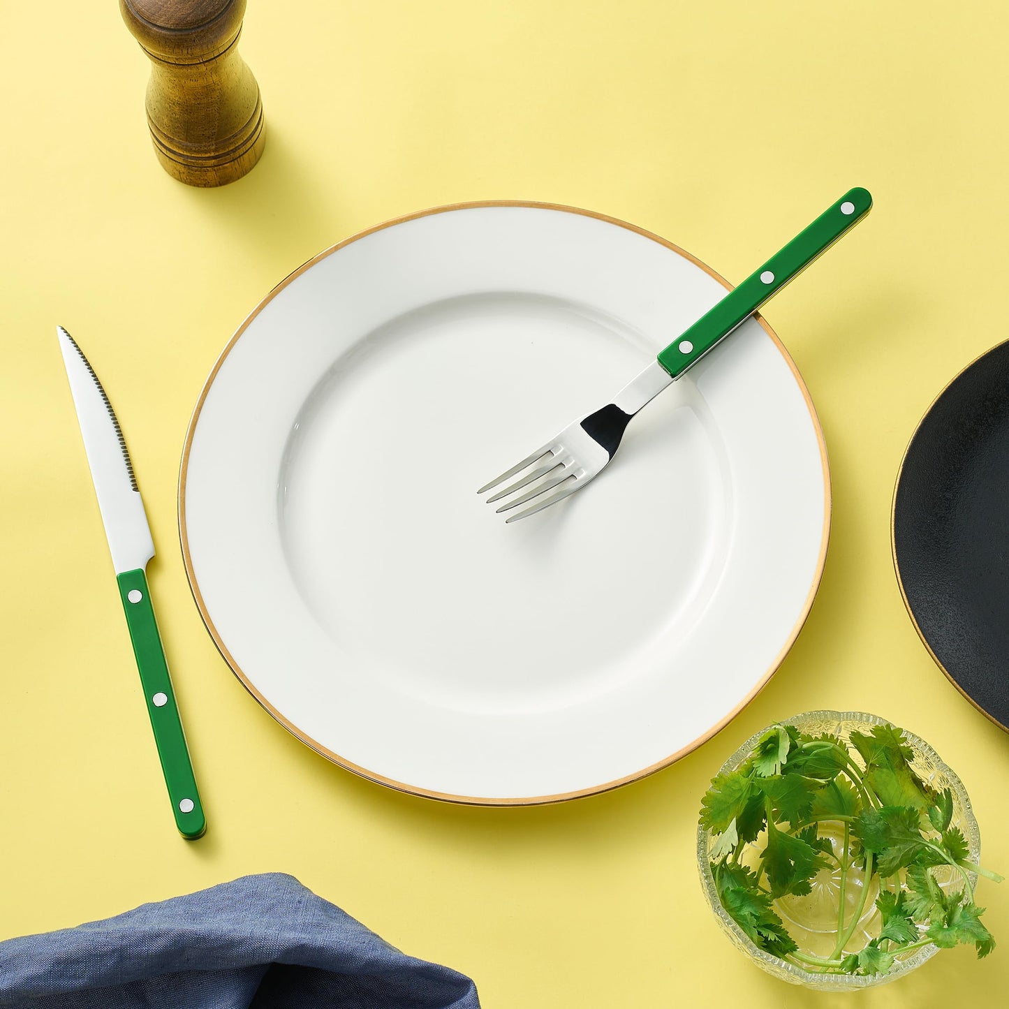 Green Cutlery Set of 20 pcs