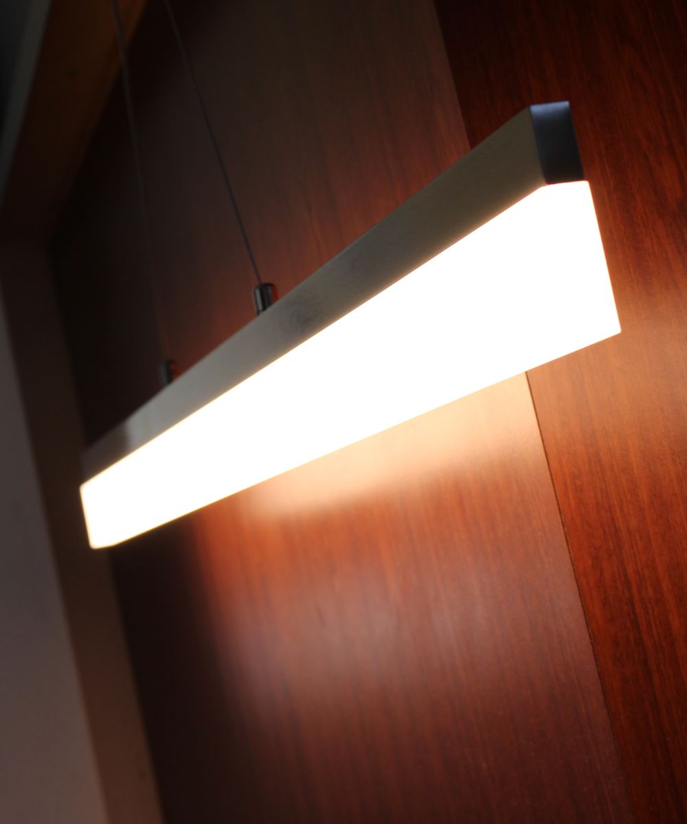 Light Bar Ribbon LED Kitchen Island Light Fixtur,e Brushed Nickel Finish