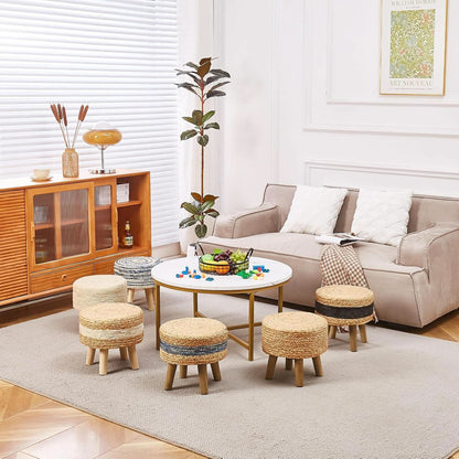 Seagrass Ottoman/Footstool