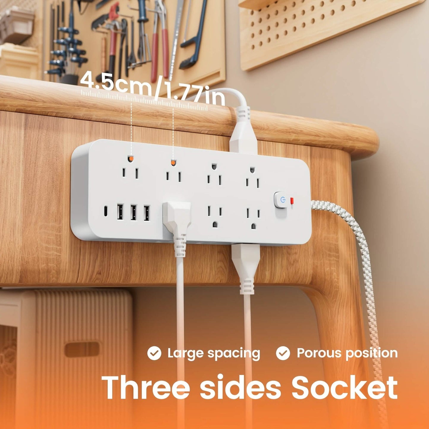 Power Strip with Surge Protection