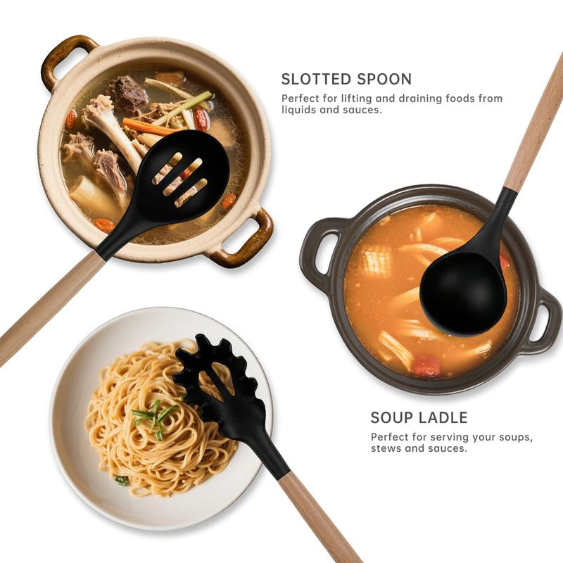Silicone Cooking Utensils Set