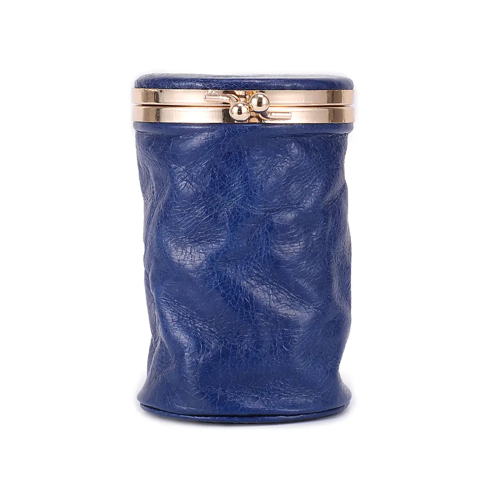 Retro Genuine Leather Cosmetic Bag