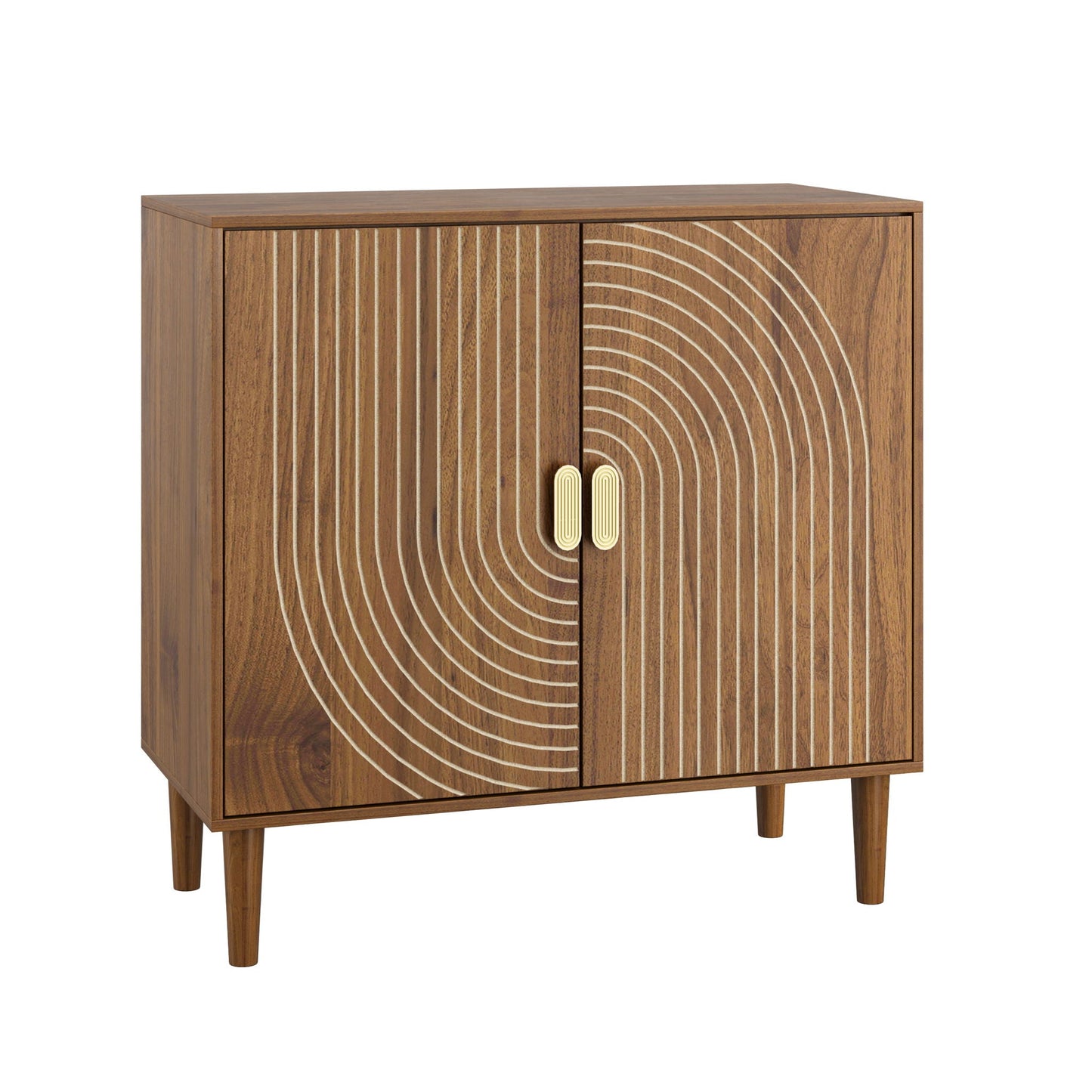 Buffet Cabinet, Line Groove Design