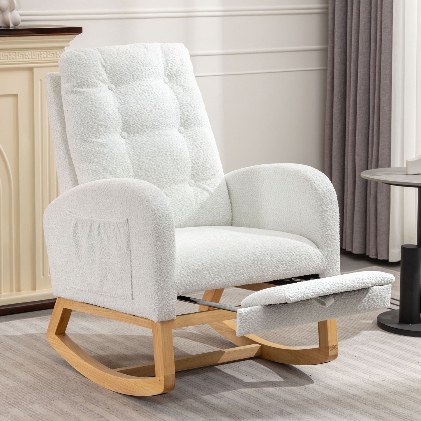 Rocking Chair With Footrest