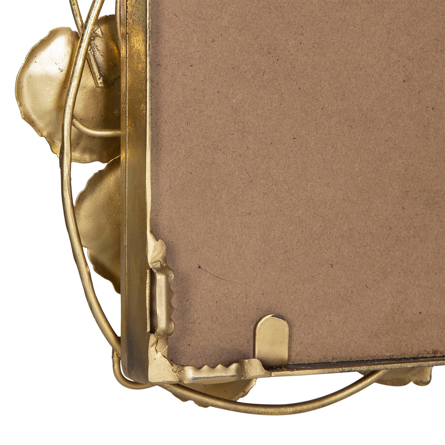 Full Length Mirror with Gold Leaf Accents