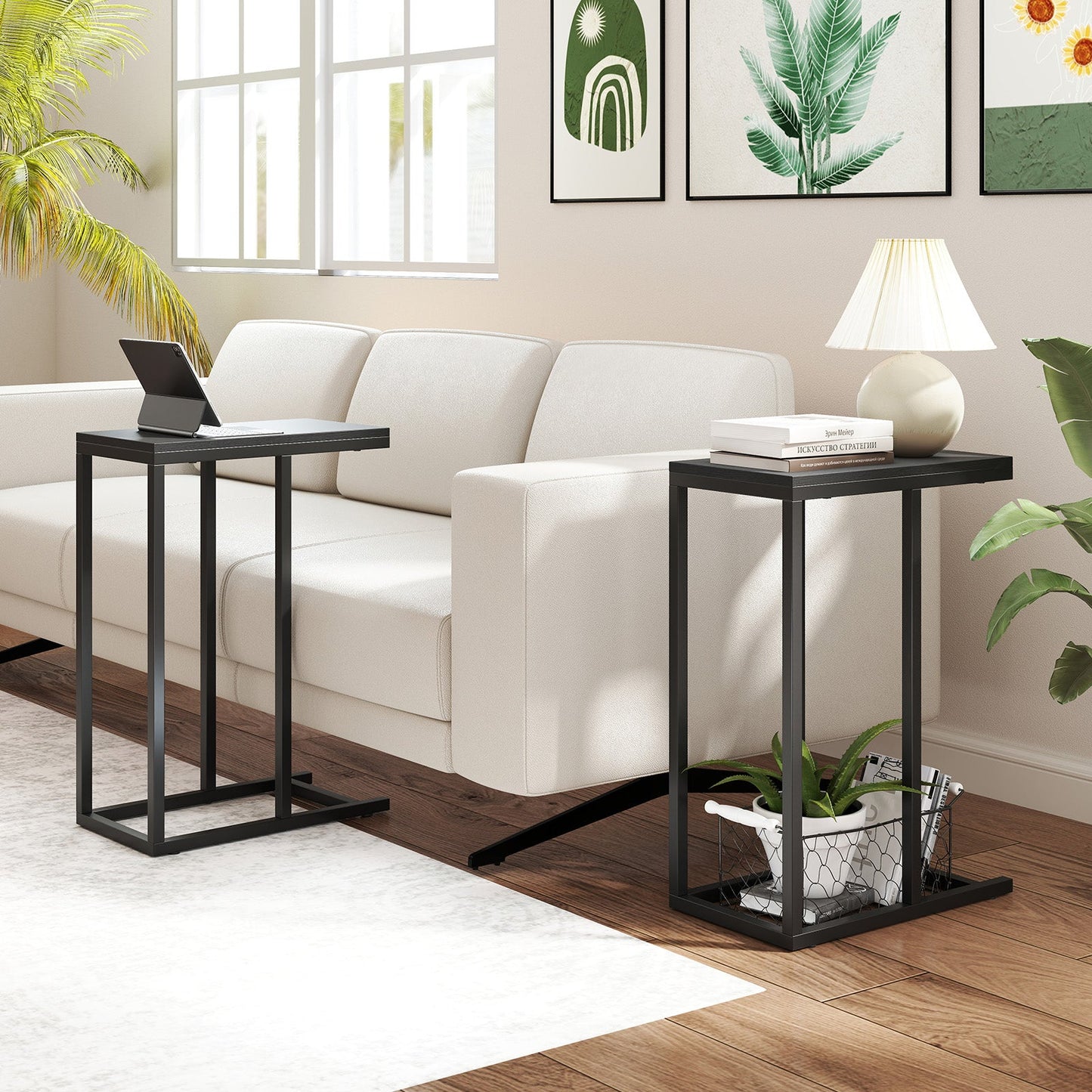 End Table/Under Couch TV Tray Laptop Stand