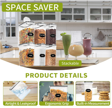 Cereal Storage Containers 4 liter