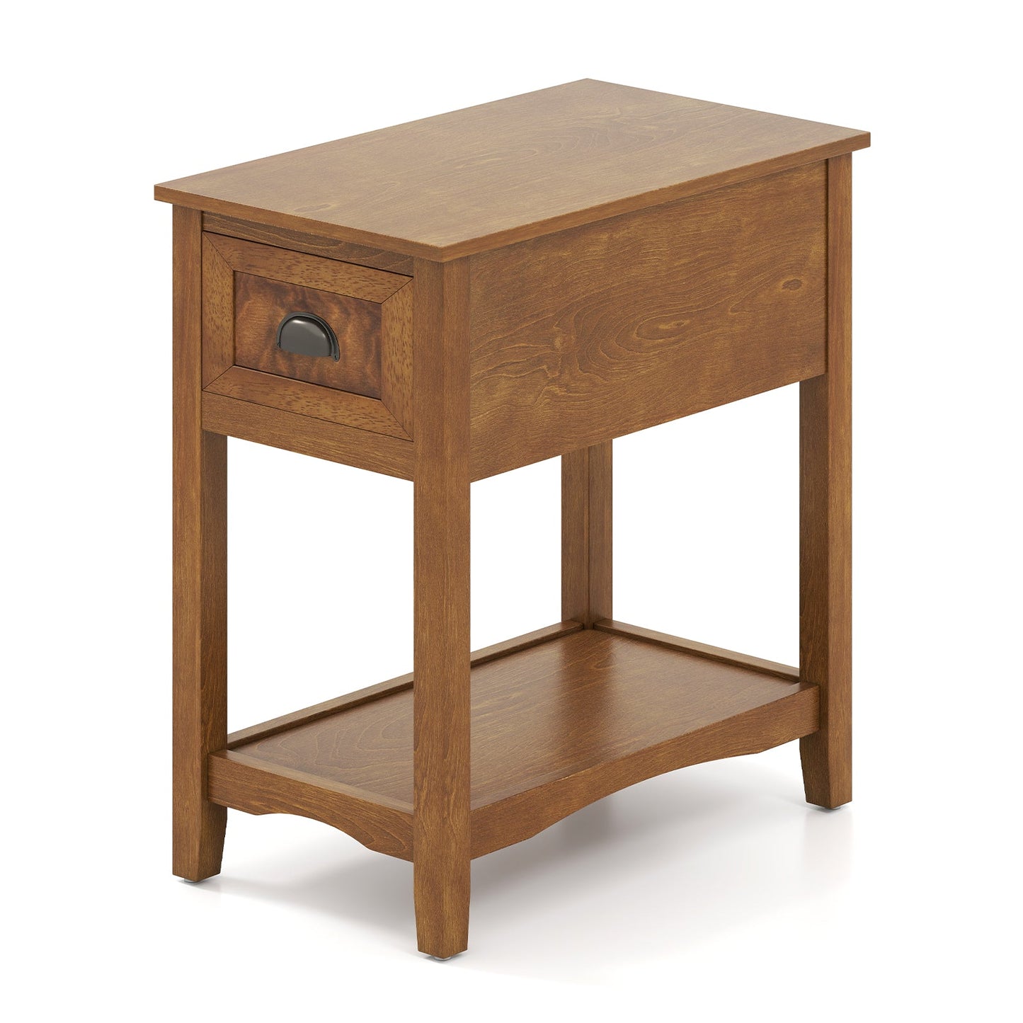 Compact End Table with Drawer