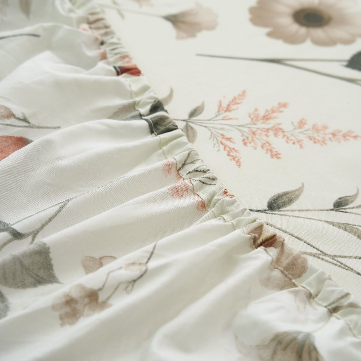 Enchanted Meadow Floral Microfiber Sheet Set