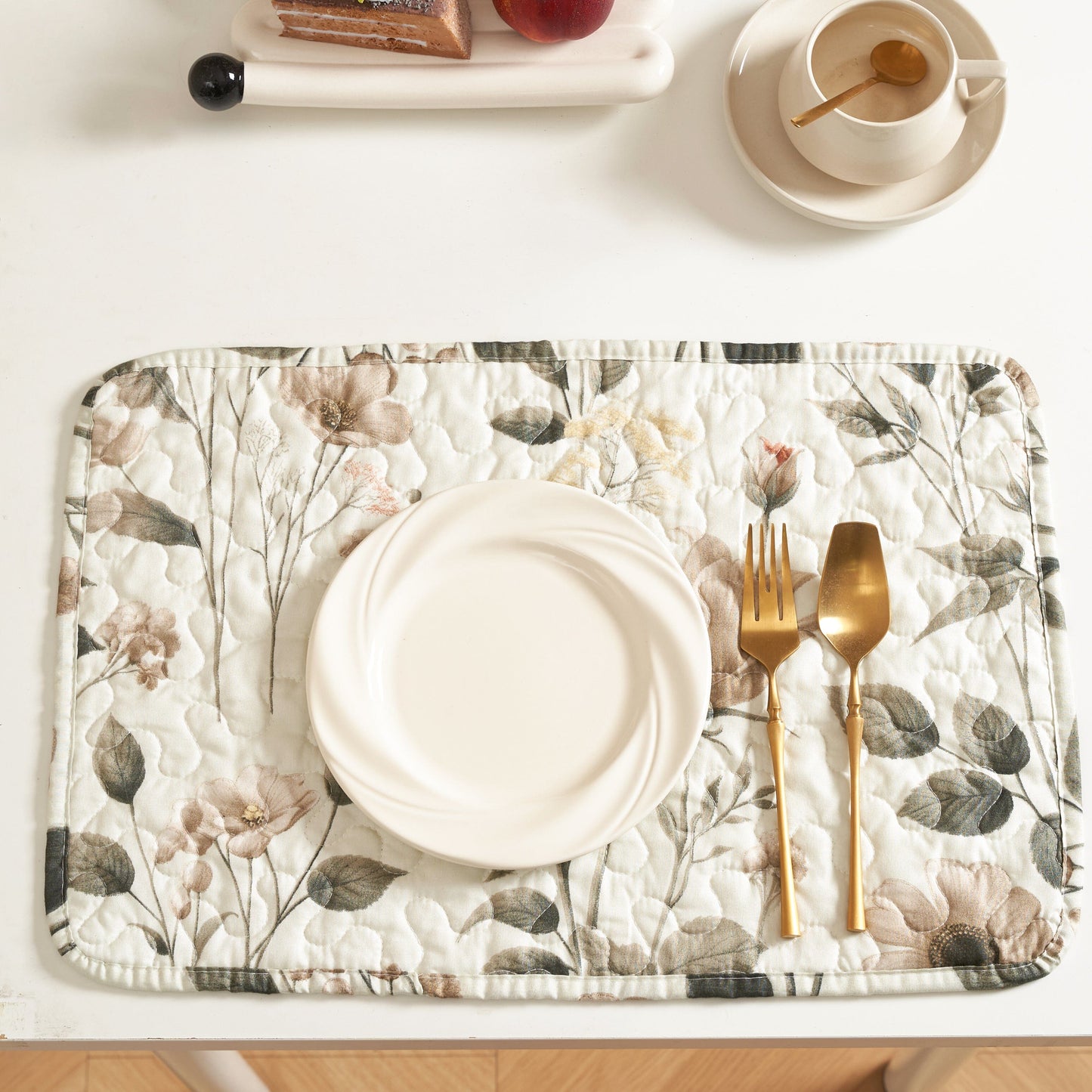 Quilted Enchanted Meadow Placemats - Set of 4