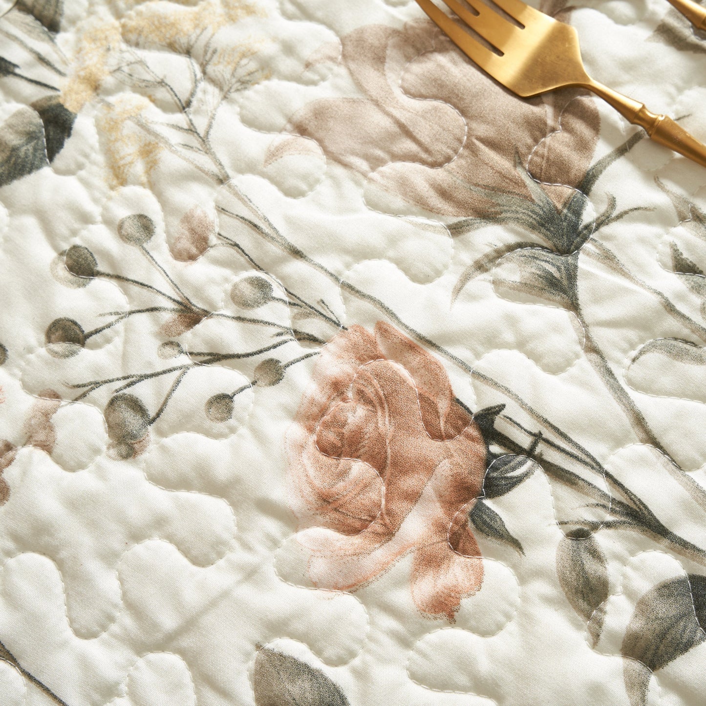 Quilted Enchanted Meadow Placemats - Set of 4