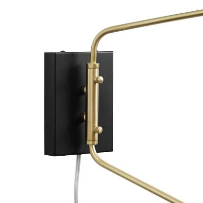 2-Light Swing Arm Wall Sconce