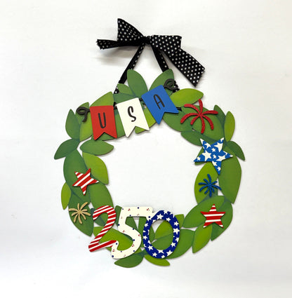 USA Wreath Kit Magnets