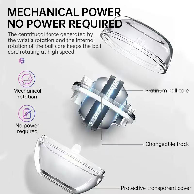 Auto-Counter Gyro Ball wrist exerciser