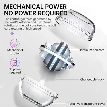 Auto-Counter Gyro Ball wrist exerciser