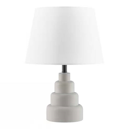 Grey Desk/Nightstand Table Lamp