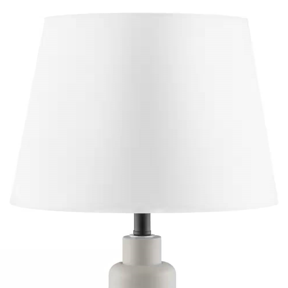 Grey Desk/Nightstand Table Lamp