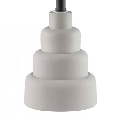 Grey Desk/Nightstand Table Lamp