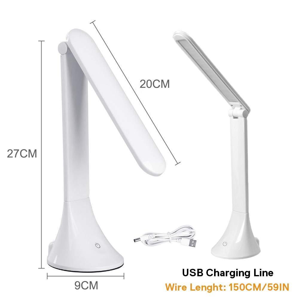 Touch Desk Lamp, Foldable, USB, Dimming