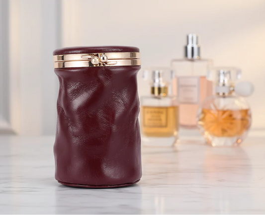 Retro Genuine Leather Cosmetic Bag