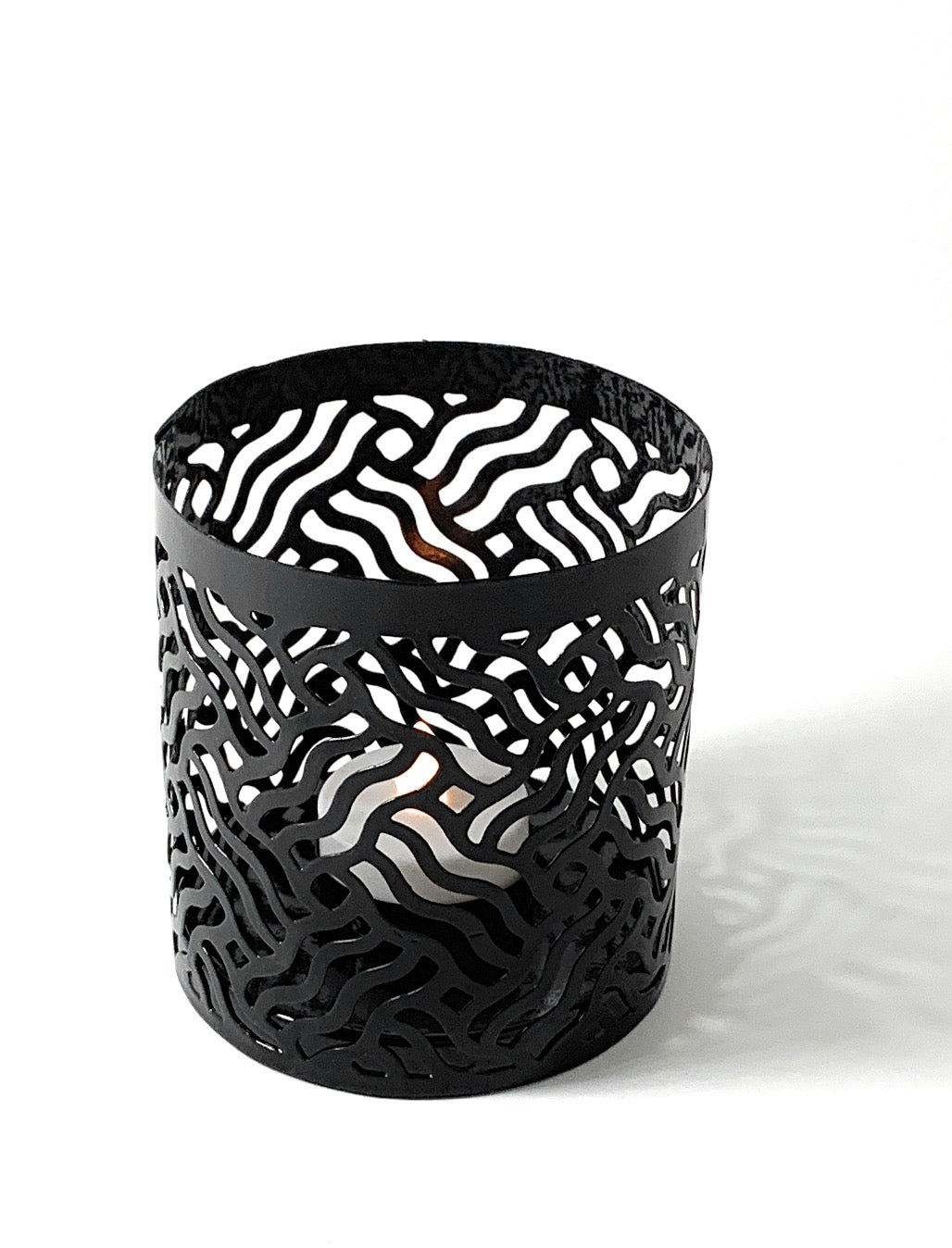 Votive Candle Holders Set 2 - Black