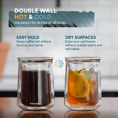 Double Wall Coffee Tasting Glass - 12oz