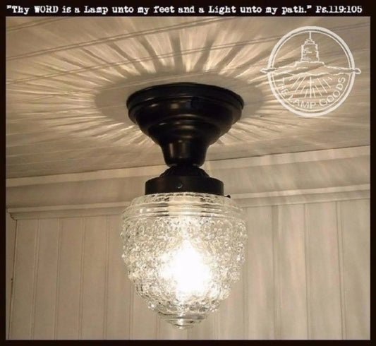 Acorn Glass Flush Mount Ceiling Light | 5"