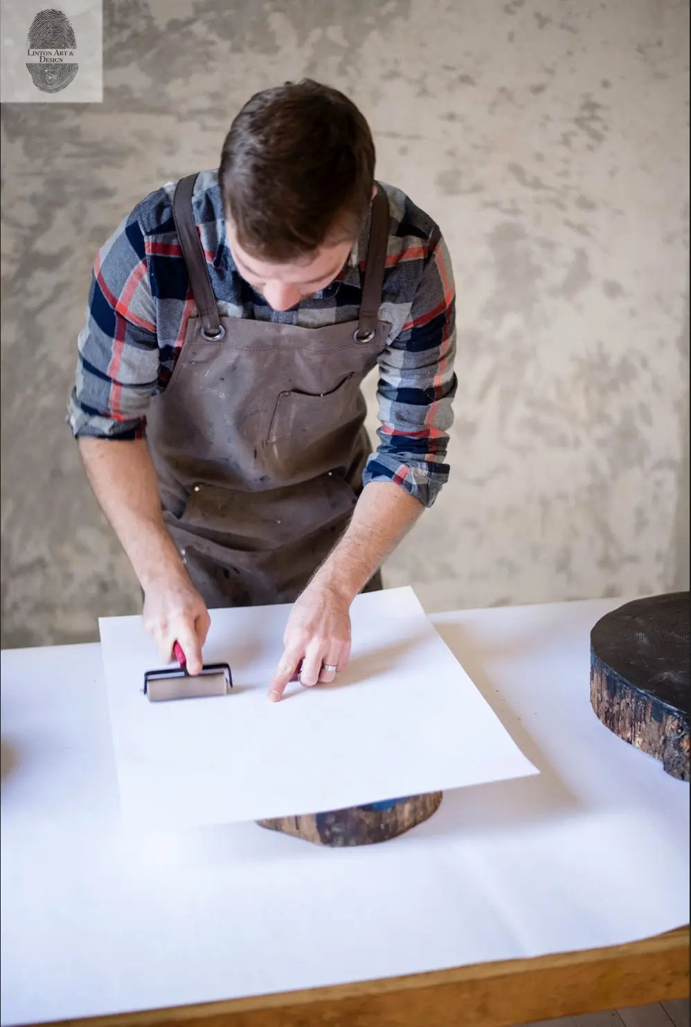 Ohio Ash Tree Ring Print ;Signed Original