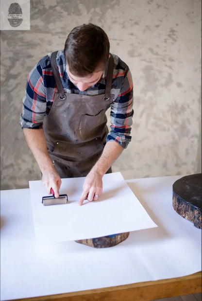 Ohio Ash Tree Ring Print ;Signed Original
