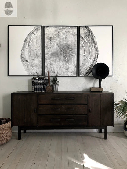 372-Year-Old Sitka Spruce Tree Ring Print Set