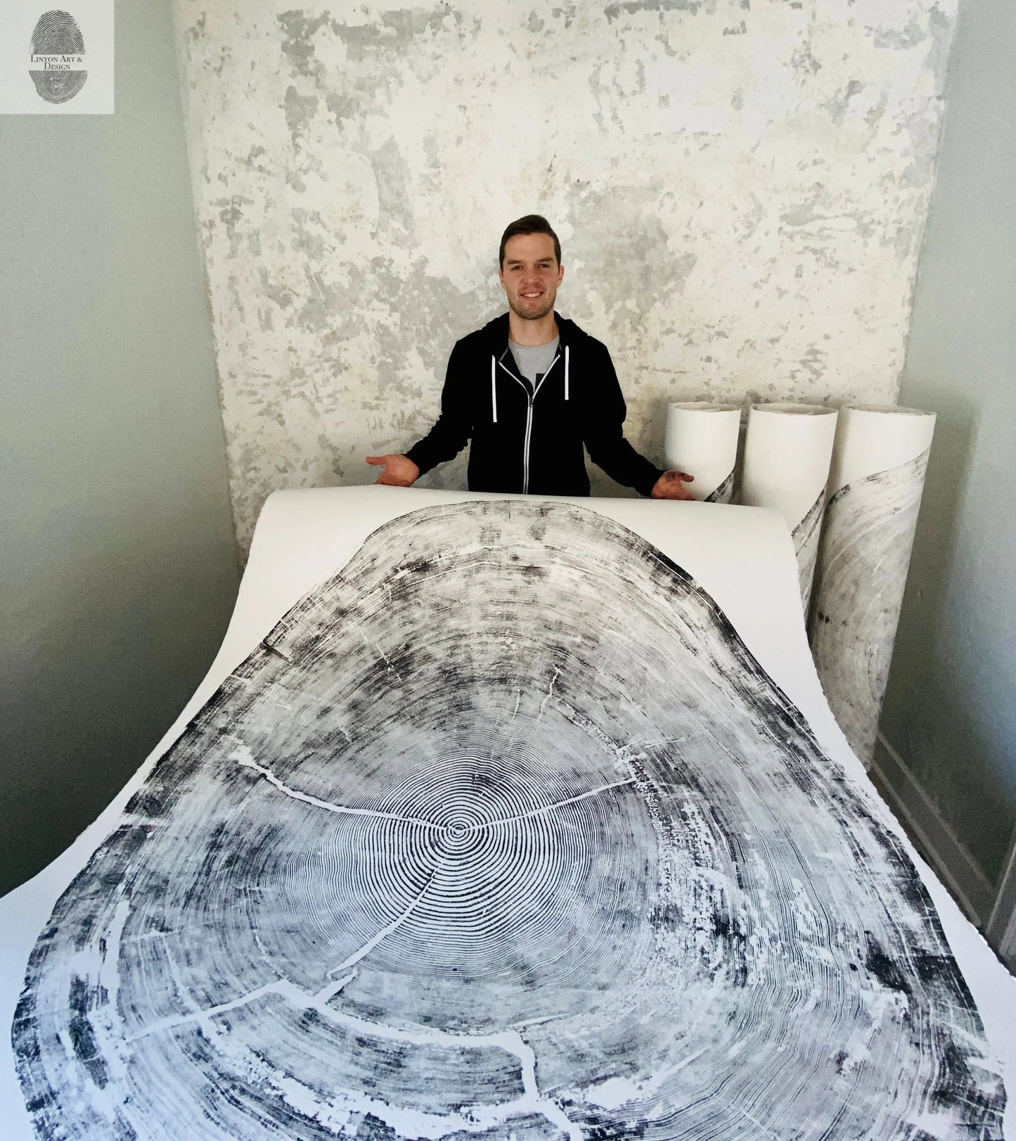 372-Year-Old Sitka Spruce Tree Ring Print Set