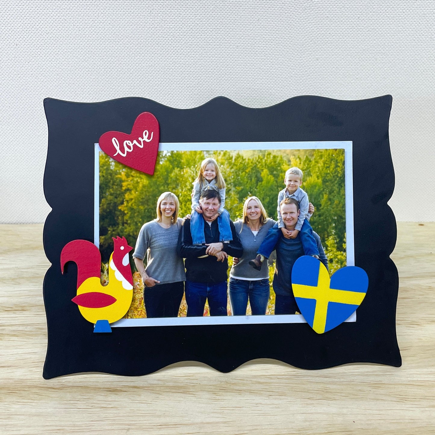 Swedish Heart Flag Magnet